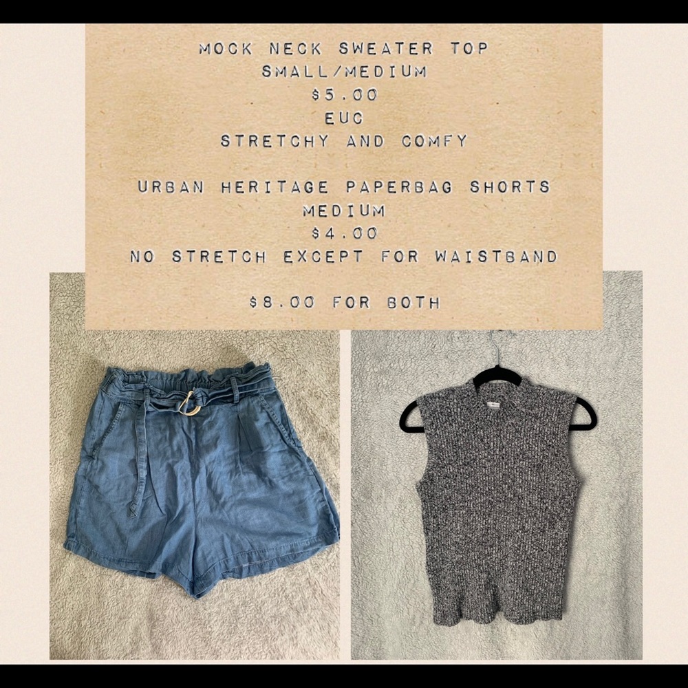 Top and Shorts